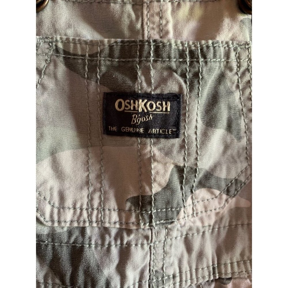 Oshkosh  6 month Camo shortall shorts outfit